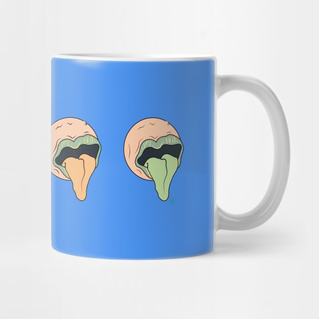 Planet Licky Licky Tongue Tongue by CalebLindenDesign